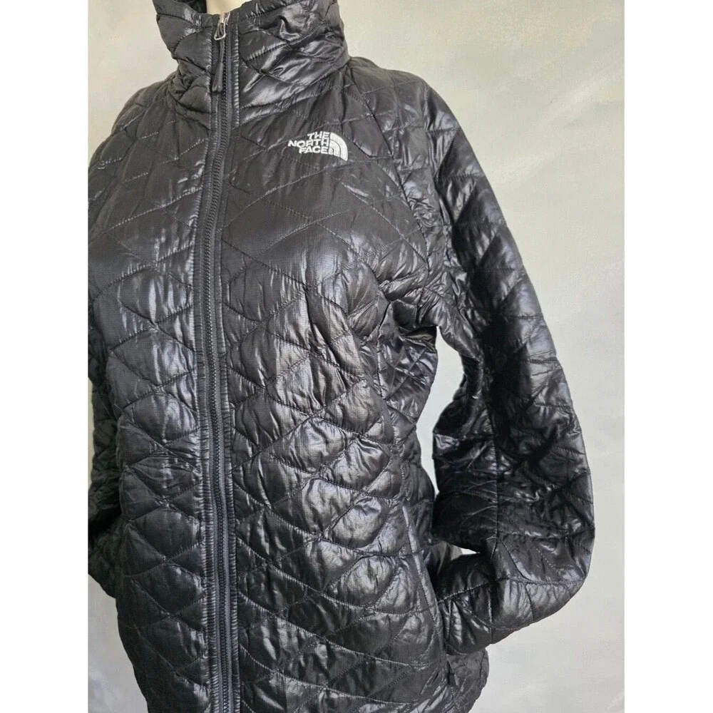 The North Face Thermoball Insulated Black Puffer Jacket Womens Sz M